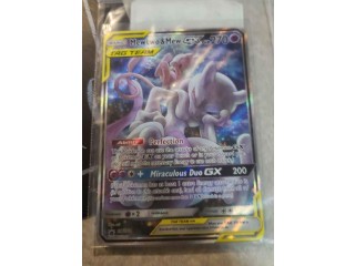 Pokemon Black Star Mewtwo & Mew GX