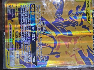 Pikachu & Zekrom GX HP 240 card