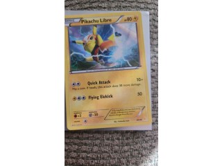 Pokemon TCG card Pikachu lebre used