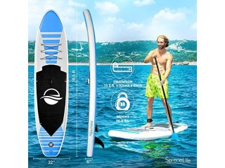 SereneLife Premium Inflatable Stand Up Paddle Board