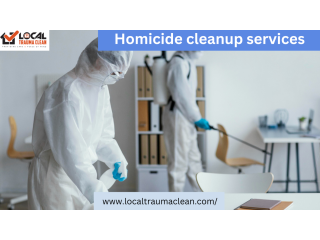 Homicide cleanup services