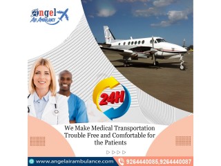 Use the Exclusive Medical Air Ambulance Services in Guwahati by Angel at Low Cost