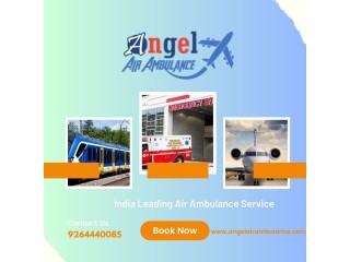 Air and Train Ambulance in Jamshedpur by Angel with the Chances of Safety Compliant Journey