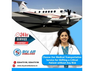 Hire Top I.C.U Facilities From Air Ambulance Ranchi To Delhi By Sky