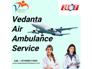 Select Safe Patient Conveyance by Vedanta Air Ambulance Service in Bangalore