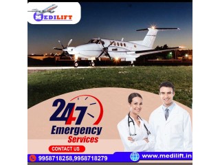 Get Air Ambulance Services in Patna by Medilift with World-Class Medical Facilities