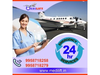 Get Air Ambulance in Kolkata by Medilift with a Nominal Price