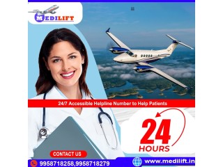 Use Air Ambulance in Siliguri by Medilift with all Top-Notch Medical Care