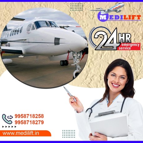 utilize-air-ambulance-in-delhi-by-medilift-with-highly-experienced-md-doctors-big-0