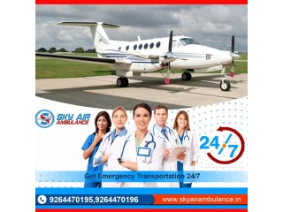 Sky Air Ambulance in Patna with Extremely Modern Medical Aid