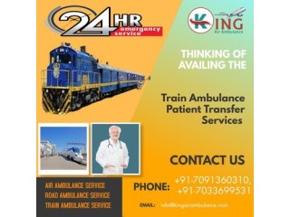 King Train Ambulance Services in Patna with Hi-Tech Medical Tools and Technology