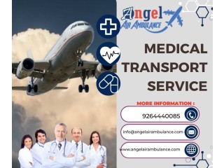 Air Ambulance Service In  Siliguri by Angel for Immediate Medical Transportation