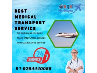 Air Ambulance Service In  Bangalore by Angel with Caution and Vigilance