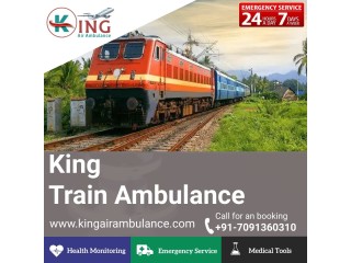 King Train Ambulance Services in Kolkata with Advanced Critical Care Facilities