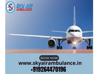 Sky Air Ambulance from Patna to Delhi with Expert Paramedical Team