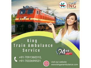 King Train Ambulance in Patna with Hi-Tech Medical Equipment