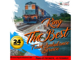 King Train Ambulance in Guwahati with Emergency Medical Transfer Facility