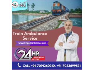 Choose King Train Ambulance Service in Dibrugarh with All Medical Facilities