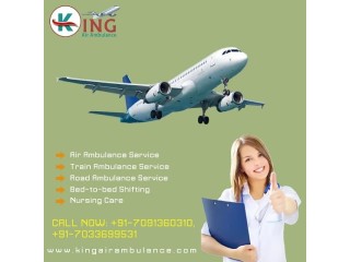 Avail Unmatched Air Ambulance Service in Kolkata by King