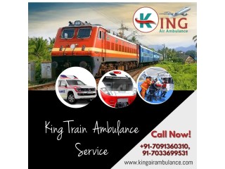 King Train Ambulance Service in Allahabad with All Life-Saving Medical Equipment