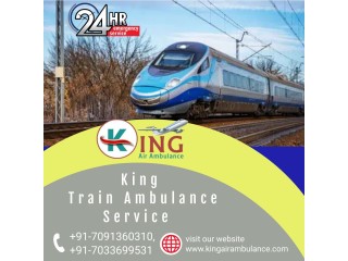 King Train Ambulance in Guwahati with Well-Expert and Specialized Medical Team b