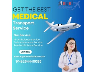 Avail Air Ambulance Services in Kolkata with Trusted Tools and ICU Specialist by Angel