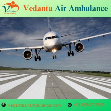 avail-vedanta-air-ambulance-in-patna-with-superb-remedial-support-big-0