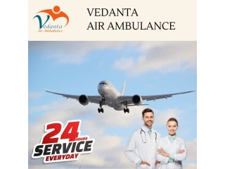 Vedanta Air Ambulance Service in Guwahati  World-Class and Evolved