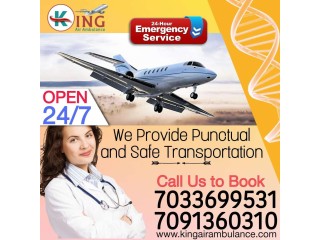 Select Superlative CCU Air Ambulance services in Ranchi  for Critical Rescue by King