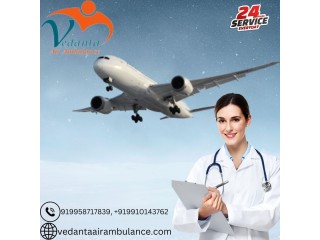 Obtain a Genuine Ventilator Setup with Vedanta Air Ambulance Service in Allahabad