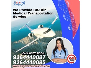 Take Angel Air Ambulance from Patna with Modern Medical System