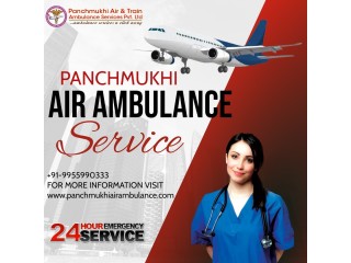 Hire Panchmukhi Air Ambulance Services in Bhubaneswar with Healthcare Facilities