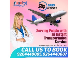 Use Angel Air Ambulance Service in Cooch Behar with Advance Medical Treatment Service