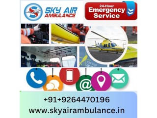 Utilize Sky Air Ambulance from Patna with the Latest ICU Setup Facility