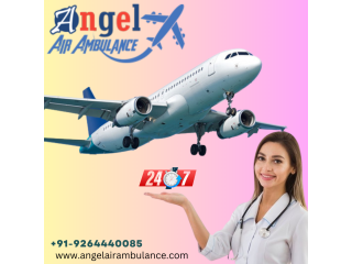 Reliable Medical Treatments Air Ambulance Service in Patna with Hi-Tech Facility by Angel