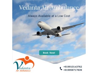 Hire Vedanta Air Ambulance from Patna with Peerless Medical System