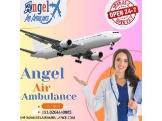 Select Angel Air Ambulance Service in Srinagar With Low Affordable Price For Patient Transfer