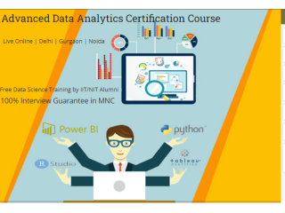 Job Oriented Data Analytics Training Course in Delhi, Saket, Free R & Python Classes, 100% Placement, Offer till Sept'23