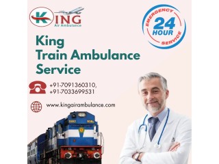 Choose the World's Top Train Ambulance in Patna by King with MBBS Doctor