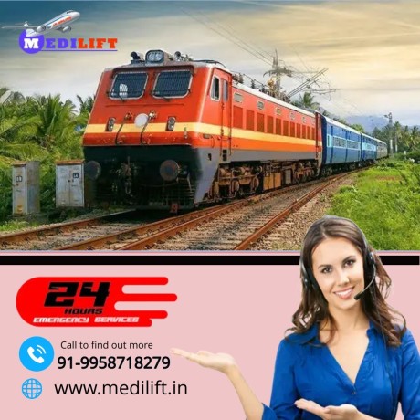 medilift-train-ambulance-in-delhi-with-specialized-doctors-at-a-low-rate-big-0