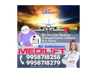 Hire the Well-Maintained Train Ambulance Service in Delhi  from Medilift