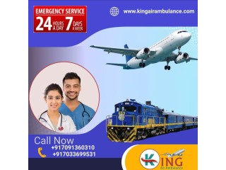 King Train Ambulance in Kolkata with Exceptional Medicinal Services with MBBS Doctors