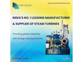 Trusted Saturated Steam Turbine Manufacturers in India - Nconturbines