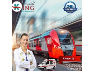 King Train Ambulance Service in Guwahati with Advanced Medical Crews