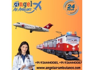 Hire Angel Air Ambulance Service in Patna with Top-level Medical Staff