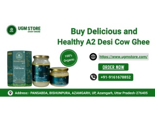 Buy Pure A2 Cow Bilona Churned Desi Ghee Online Free Delivery!