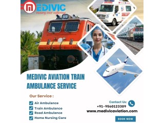 Medivic Aviation Train Ambulance from Ranchi- Reliable and Risk-Free Medical Transport