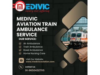 Medivic Aviation Train Ambulance Risk Free Medical Transport Provider from Guwahati