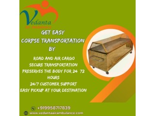 Vedanta hearse transport service in Chennai is readily available