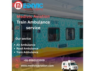 Medivic Aviation Train Ambulance in Guwahati Transports Your Sick Family Safely